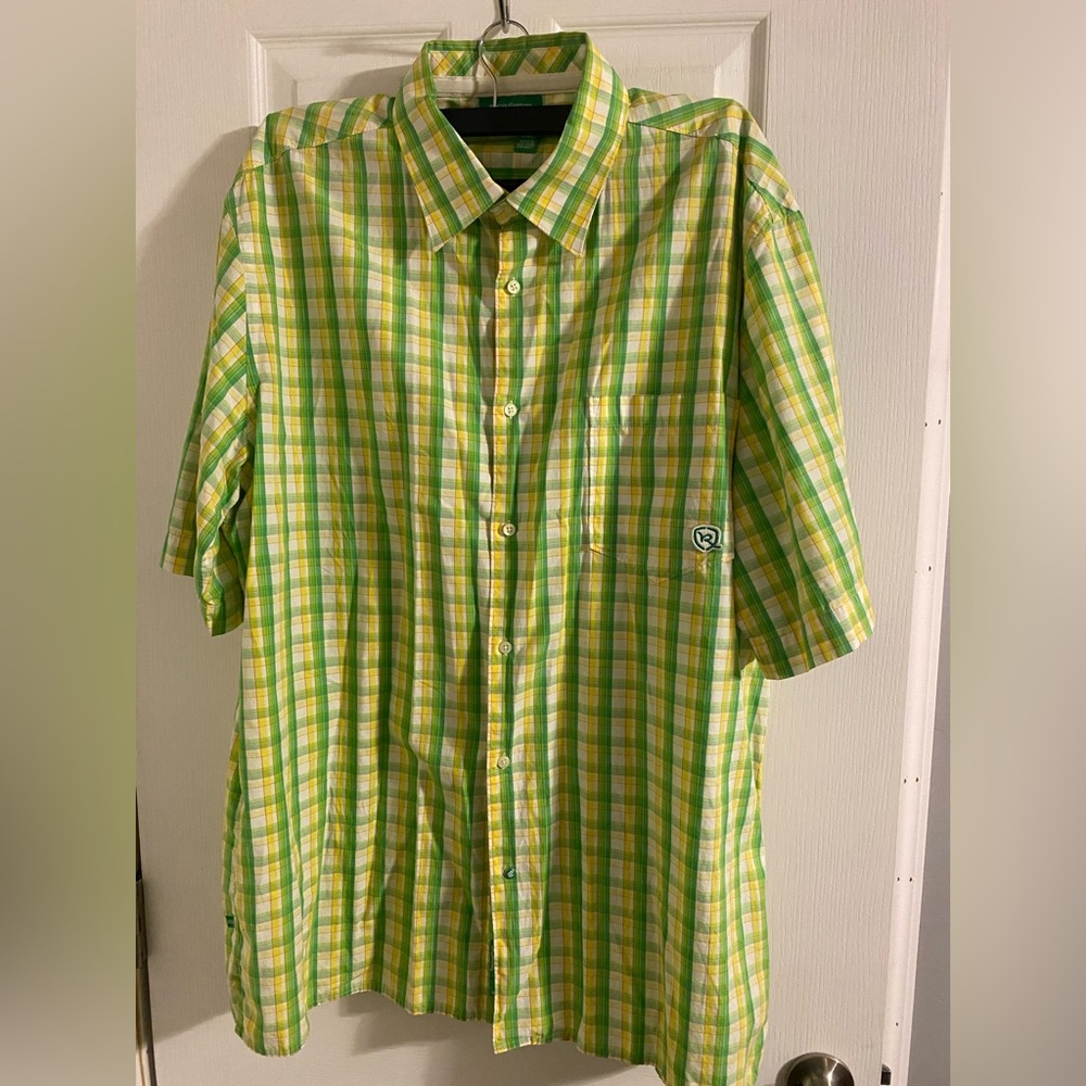 Rocawear Casual Botton Down Short Sleeve 2XL,